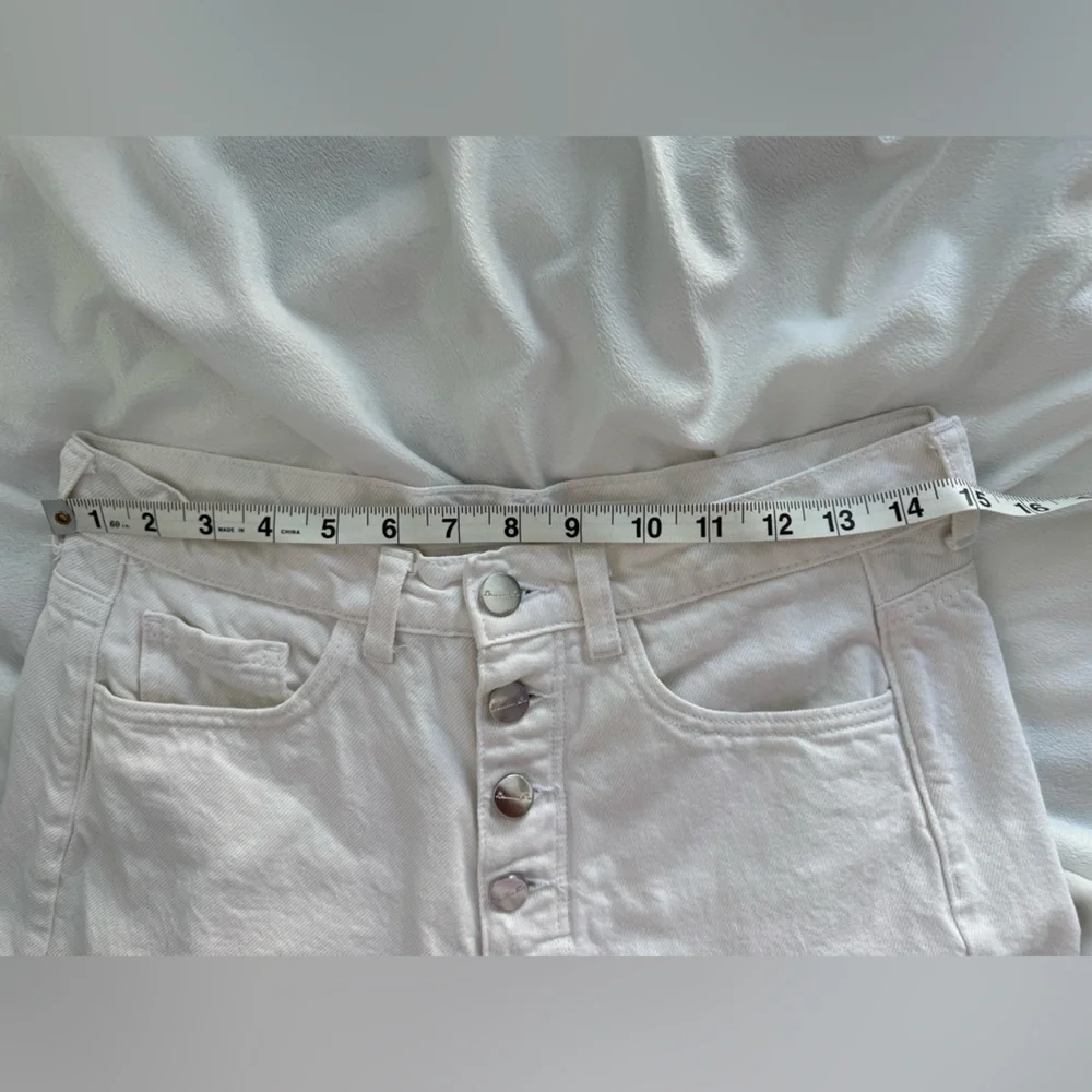 Primark White Wide Leg Crop Jeans - Picture 9 of 9